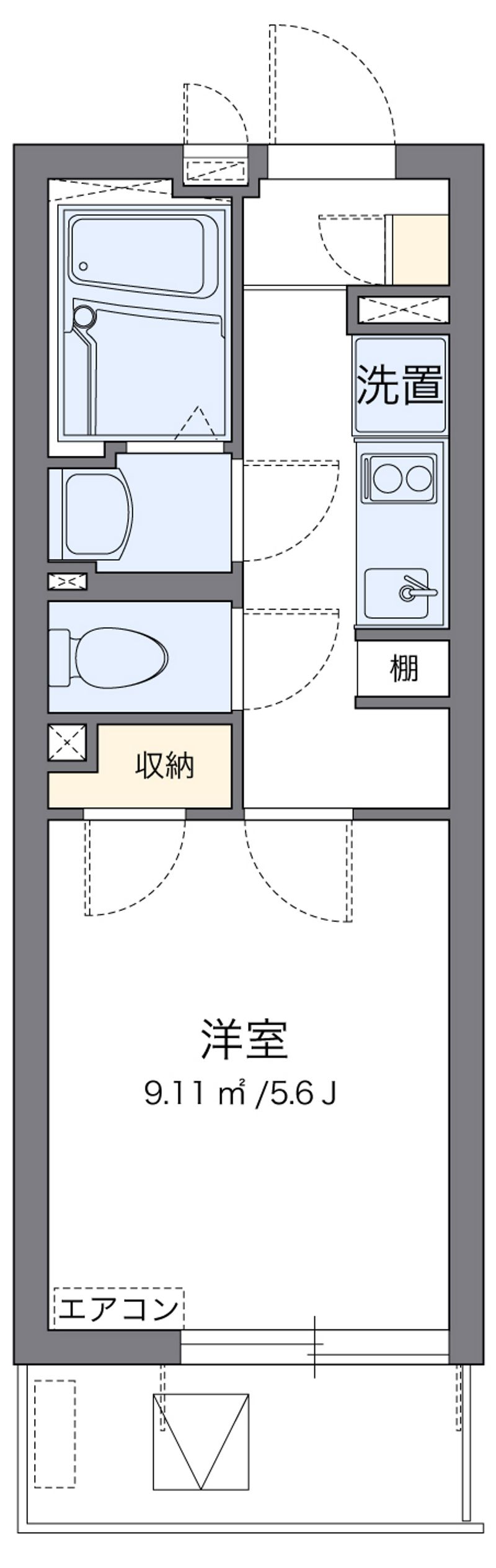 クレイノラーリノ　Ｕ京町 間取図