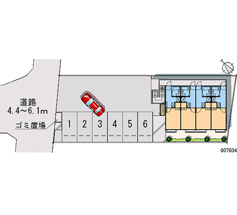 レオパレス小牧 月極駐車場