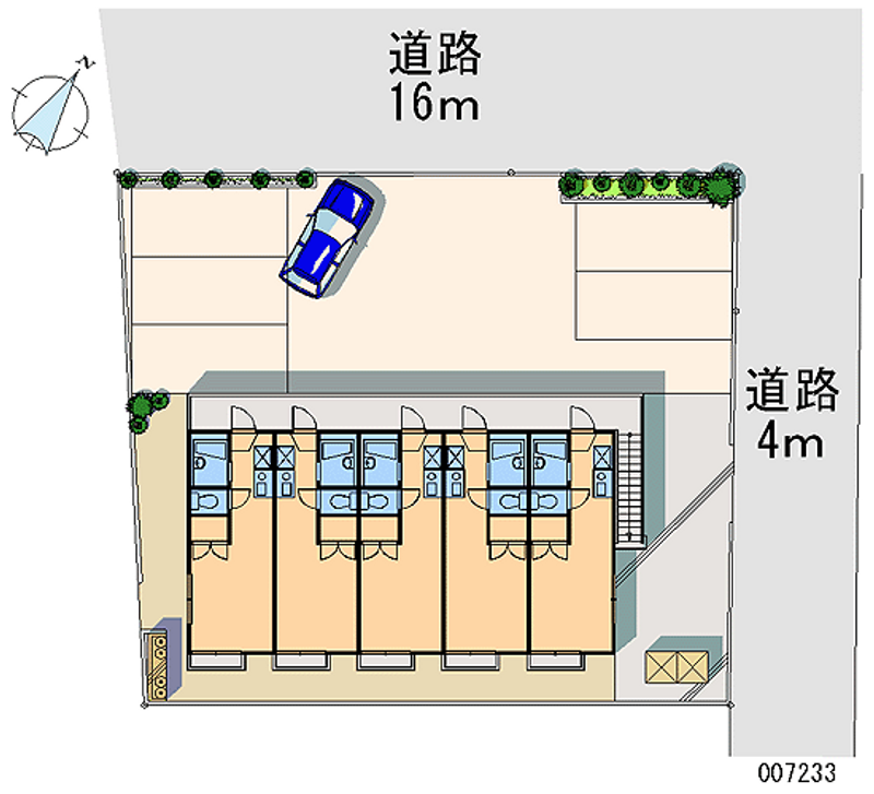 レオパレスグリーングラス 区画図