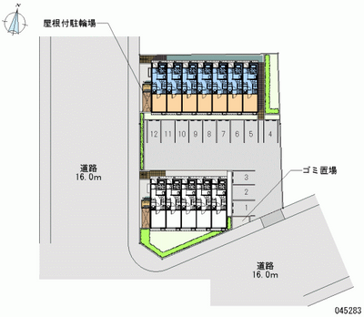 45283 Monthly parking lot