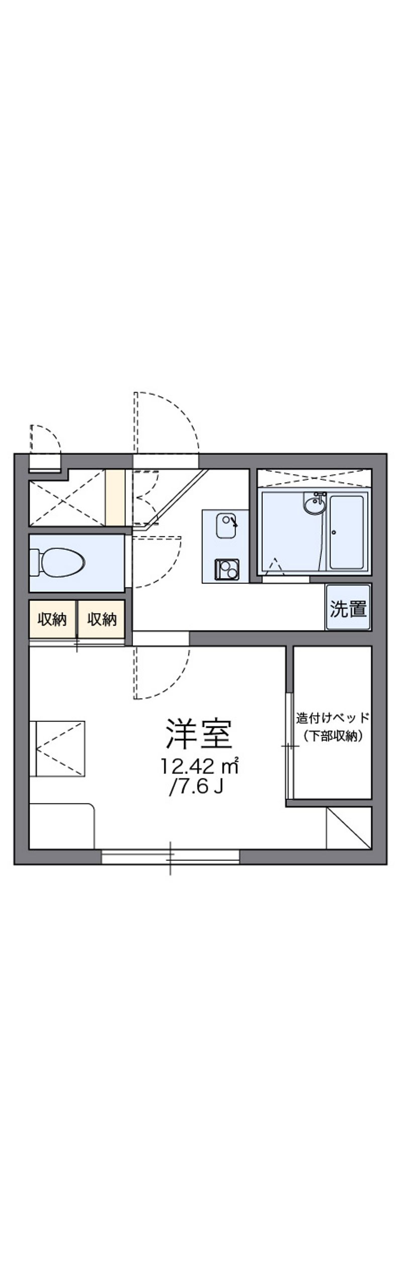 レオパレスジェーオー 間取図