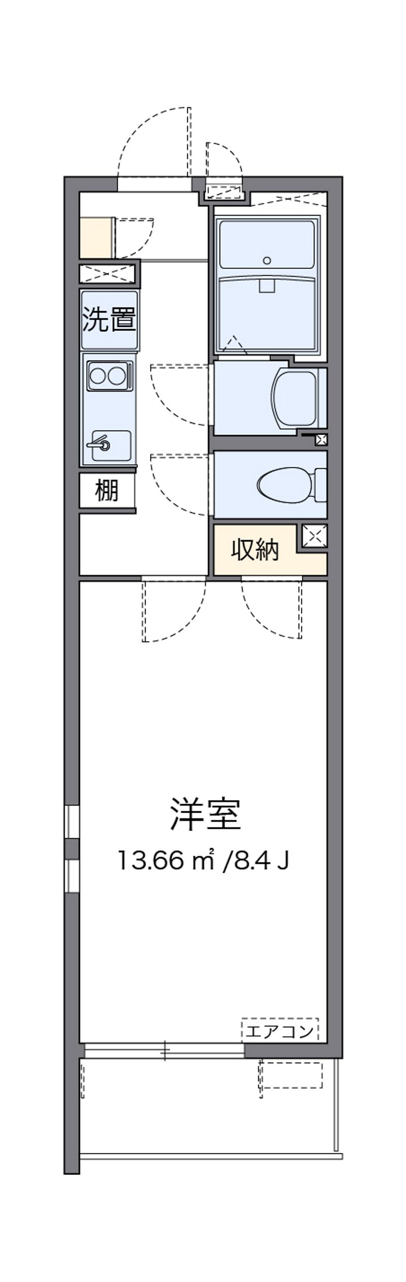 クレイノラルーチェ 間取図