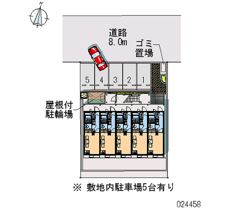 レオパレス高取 月極駐車場