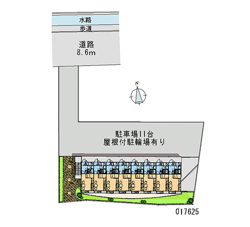 17625 Monthly parking lot