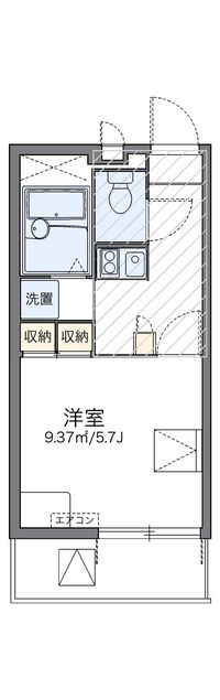 レオパレス１５ 間取り図