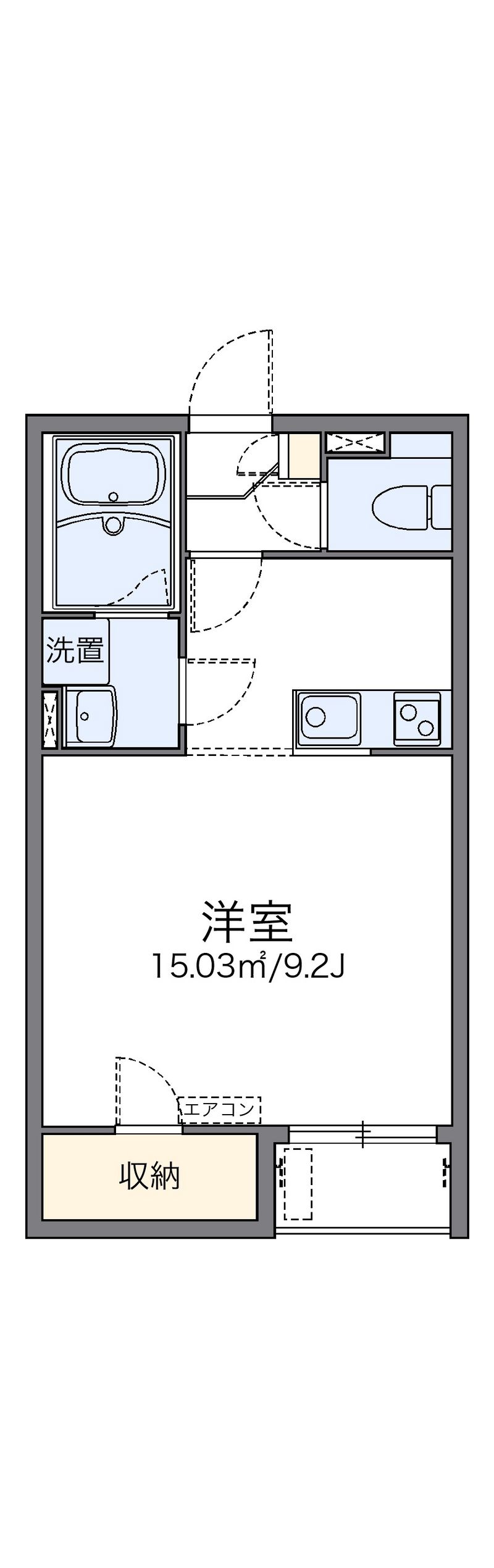 レオネクスト東八　エコー 間取図