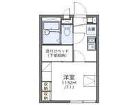 レオパレスレルヒェ 間取り図