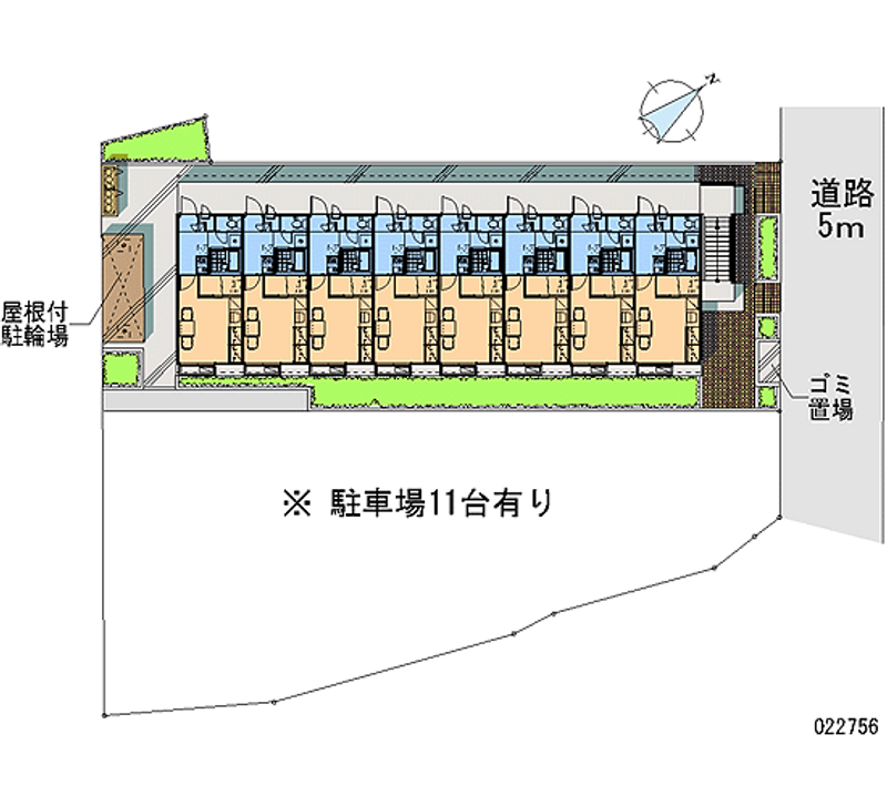 レオパレスメイプル６ 月極駐車場