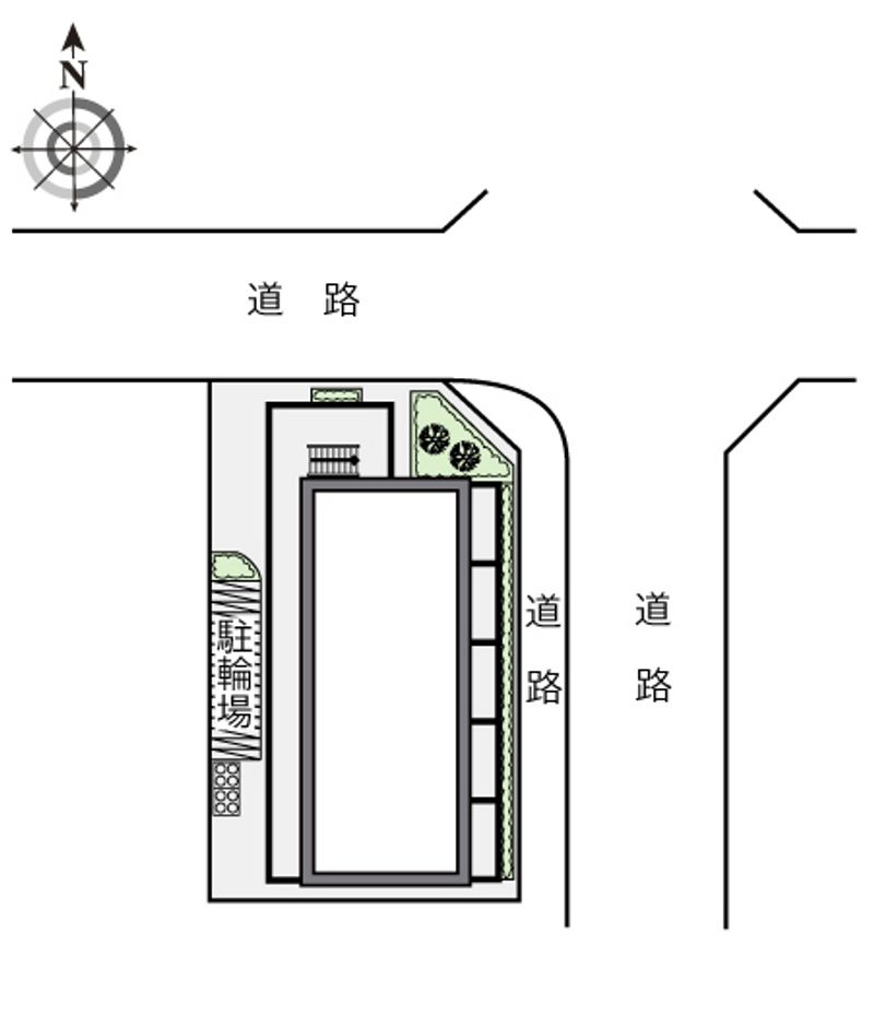 レオパレス西脇 配置図