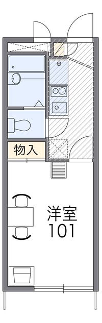 レオパレスフジ 間取り図