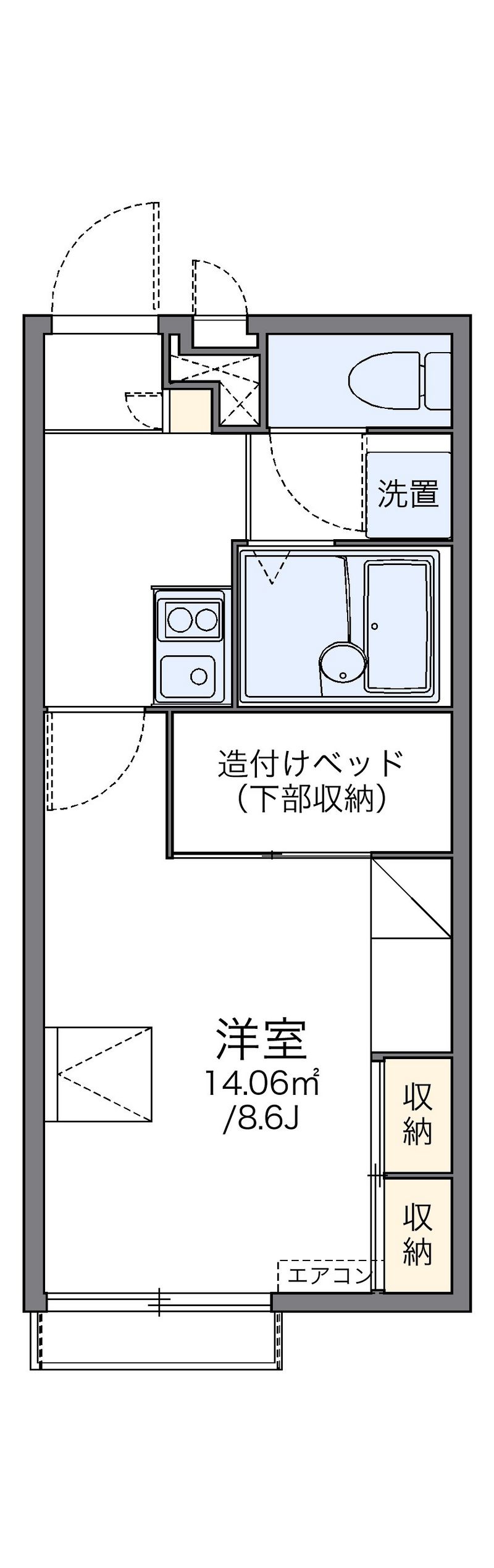 leopalace MURAKAMI Floor plan