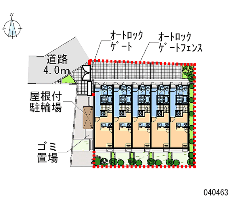 レオパレス玉川 区画図