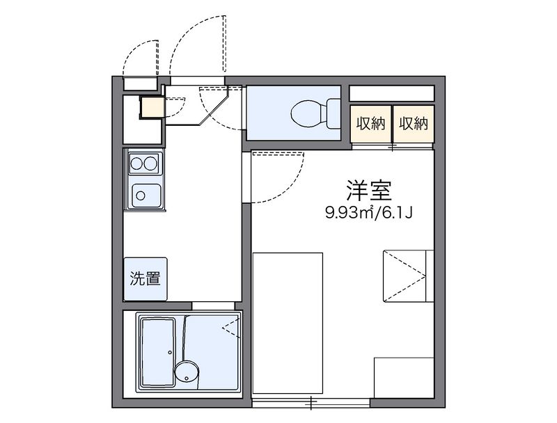 レオパレスアムール 間取図