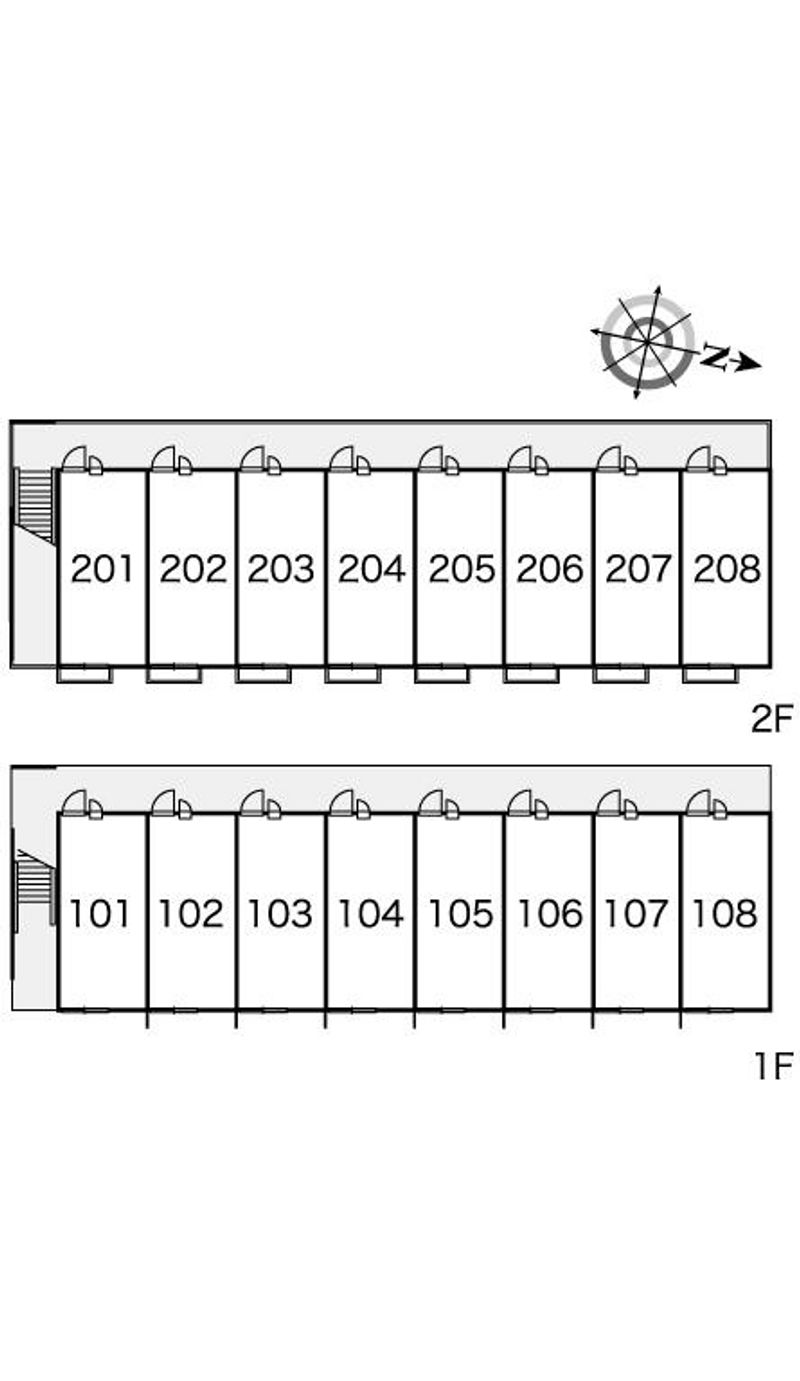 レオパレスダイナエース 間取配置図
