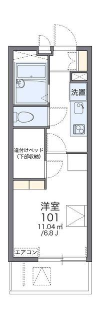 レオパレスキルシェンⅠ 間取り図