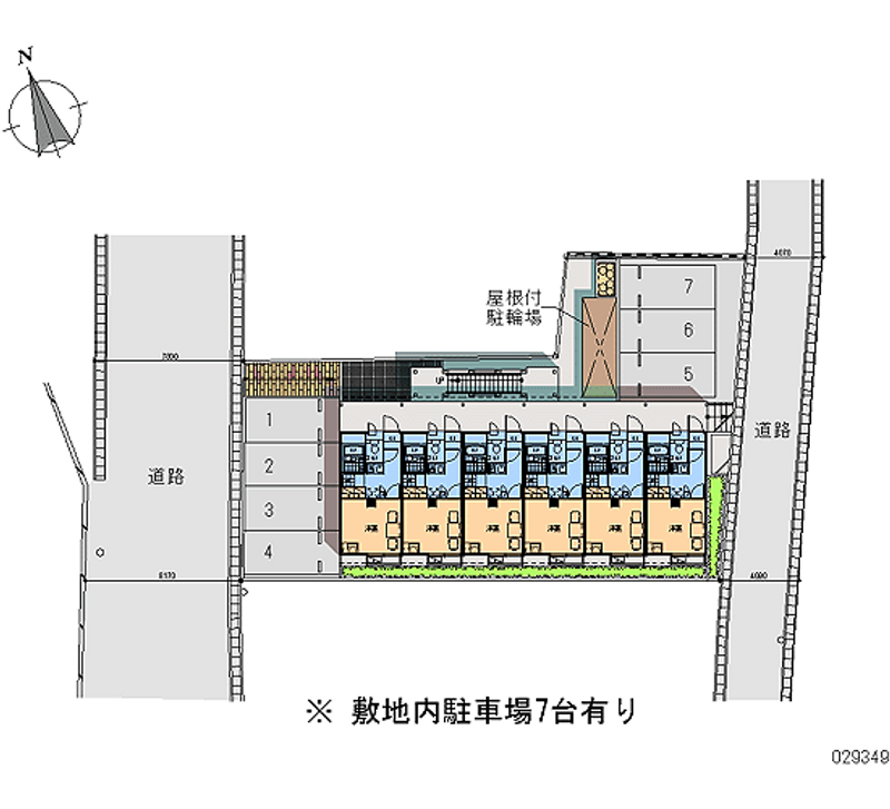 レオパレスＫパティオ大正町 区画図