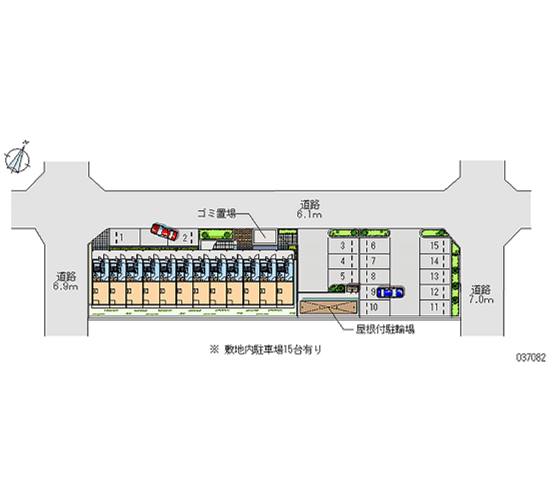 37082 Monthly parking lot