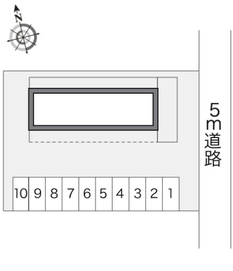 レオパレスソレーユ青江第三 駐車場