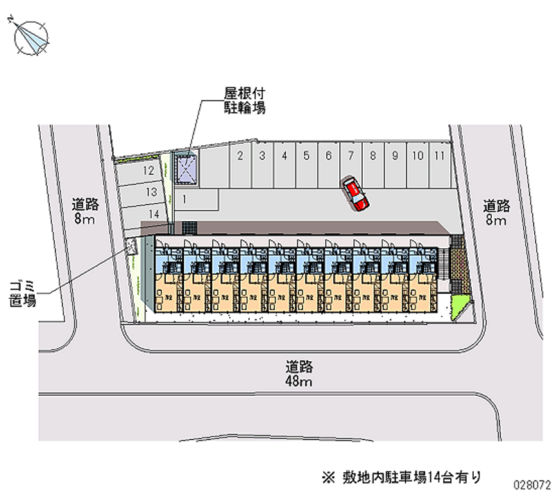 28072 Monthly parking lot