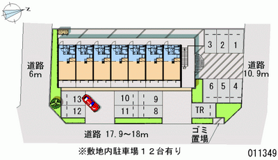 11349 Monthly parking lot