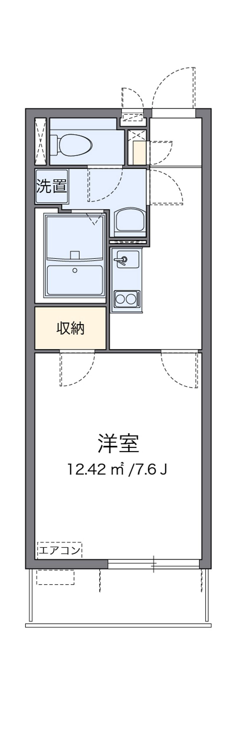 クレイノプランドール桜ヶ丘 間取図