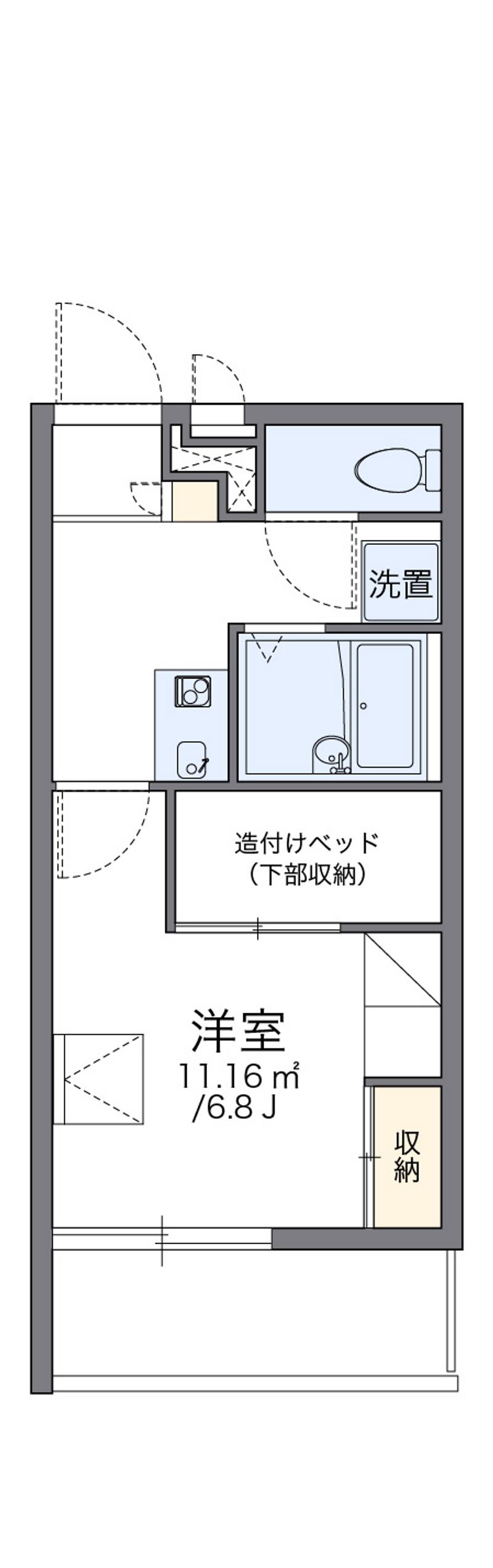 レオパレス洛南 間取図