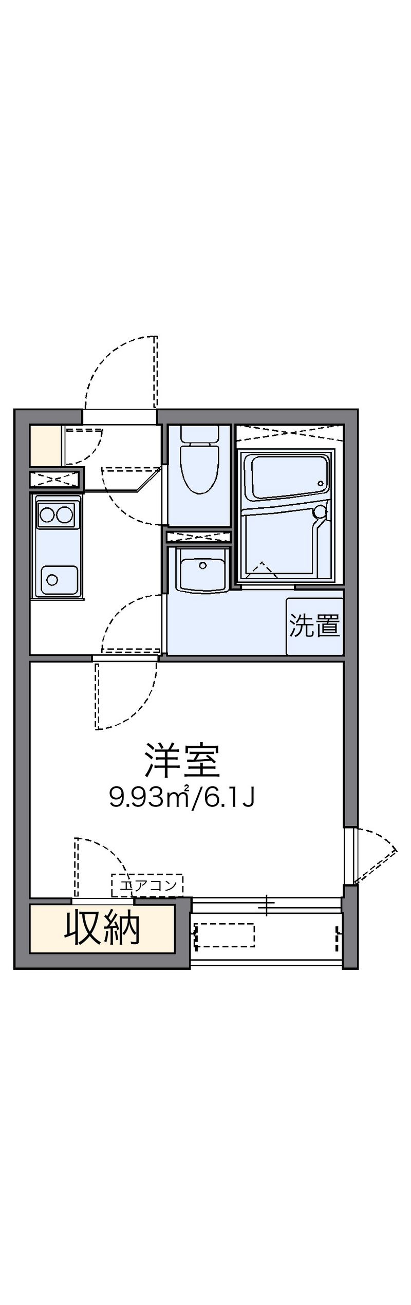レオネクストハイツ　ヤシマ 間取図