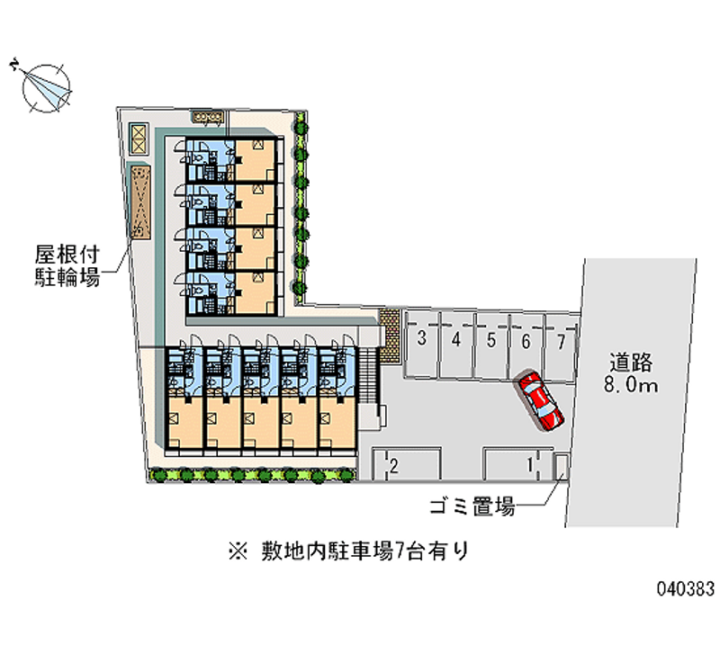 40383 Monthly parking lot