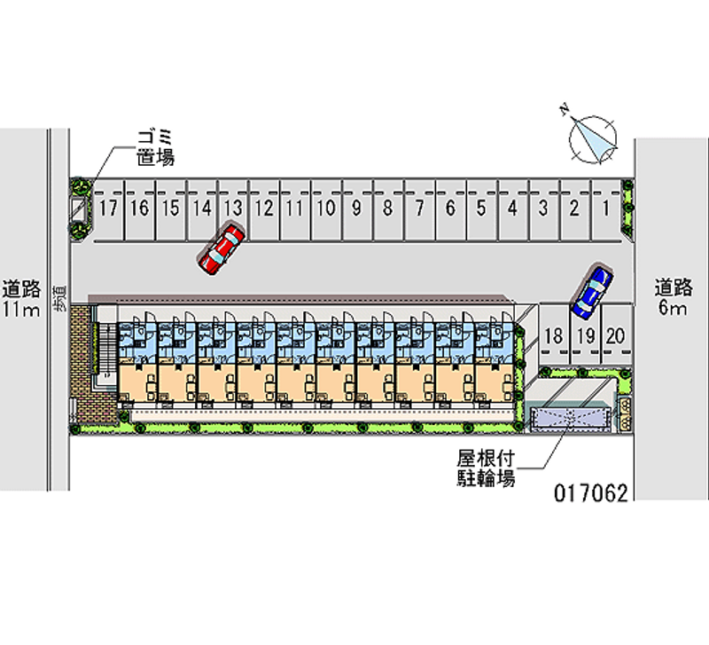 17062 Monthly parking lot