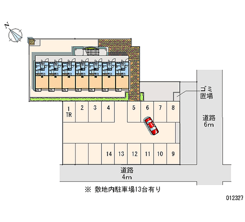 12327 Monthly parking lot