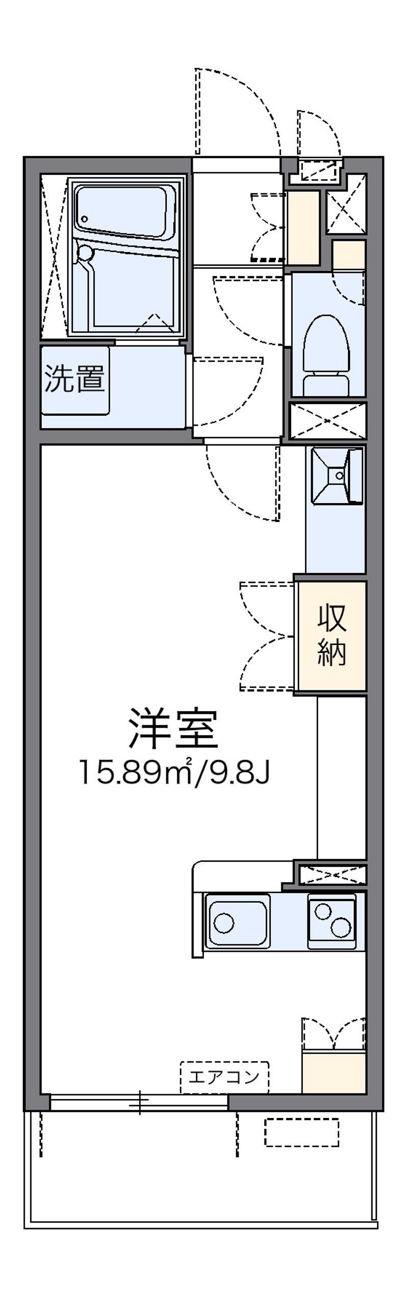 レオネクストさざんか 間取図