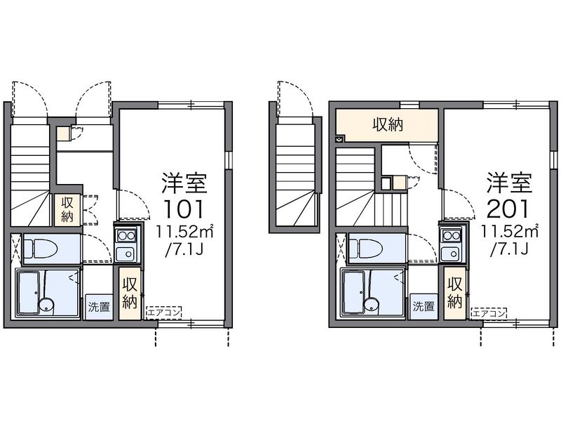 レオネクストささしま 間取図