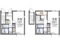 レオネクストささしま 間取図