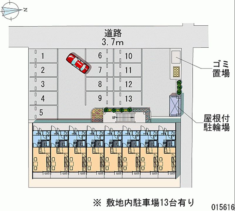 15616 bãi đậu xe hàng tháng