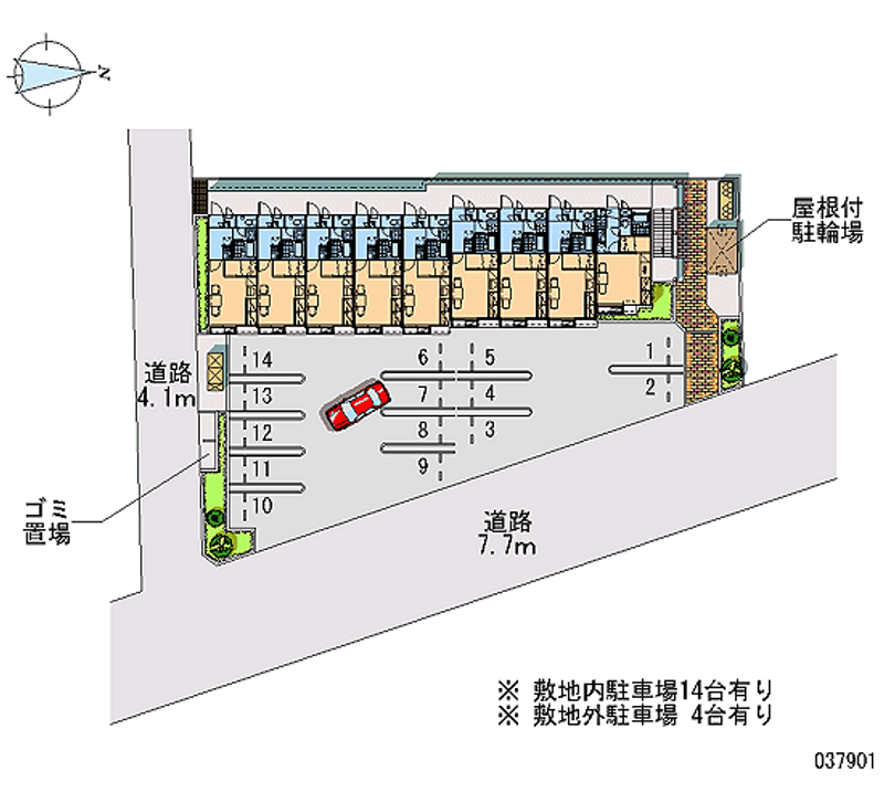 37901 Monthly parking lot