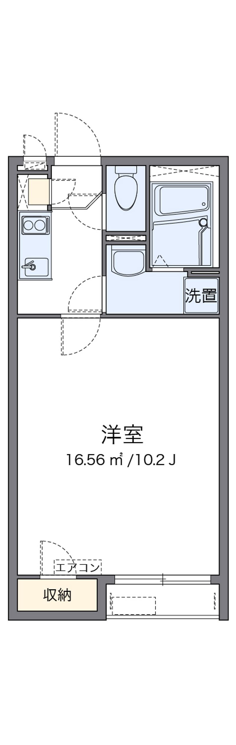 クレイノ茂木 間取図