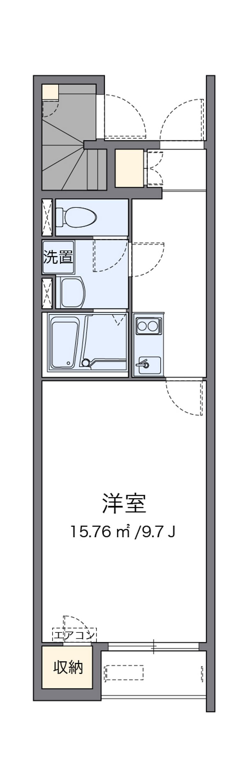 クレイノＹＡＭＡＭＯＴＯⅡ 間取図