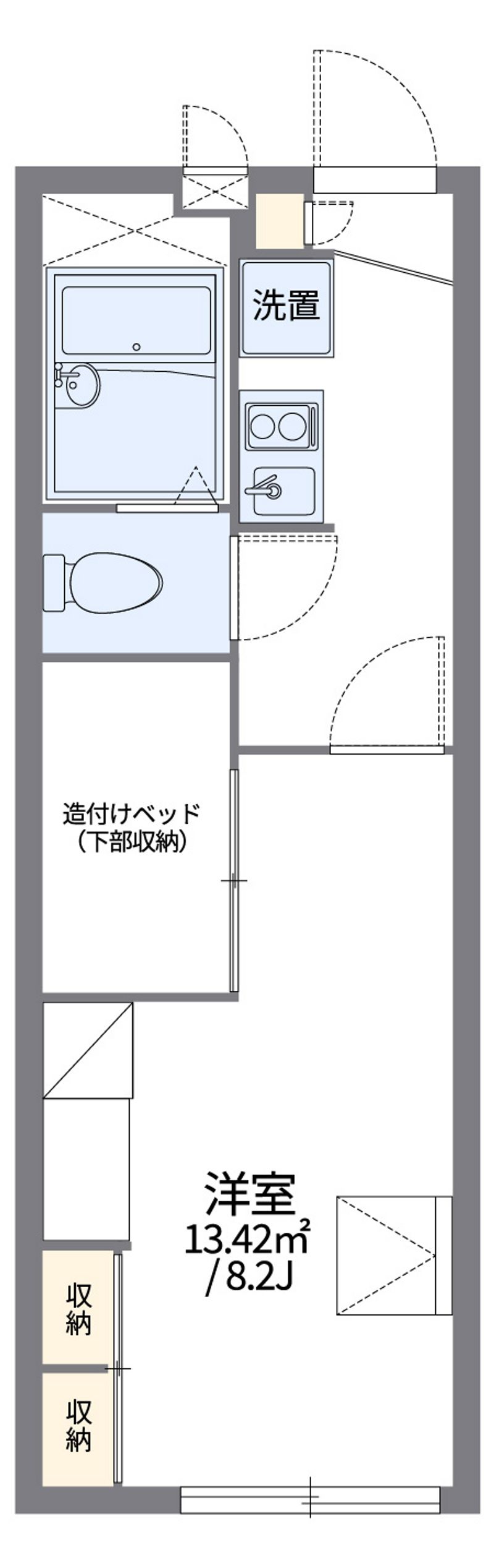 レオパレスグローリーＭＨＫＹ 間取図