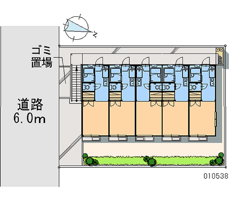 レオパレスセブン 区画図