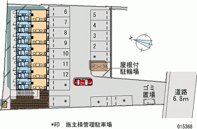 レオパレス大村 月極駐車場