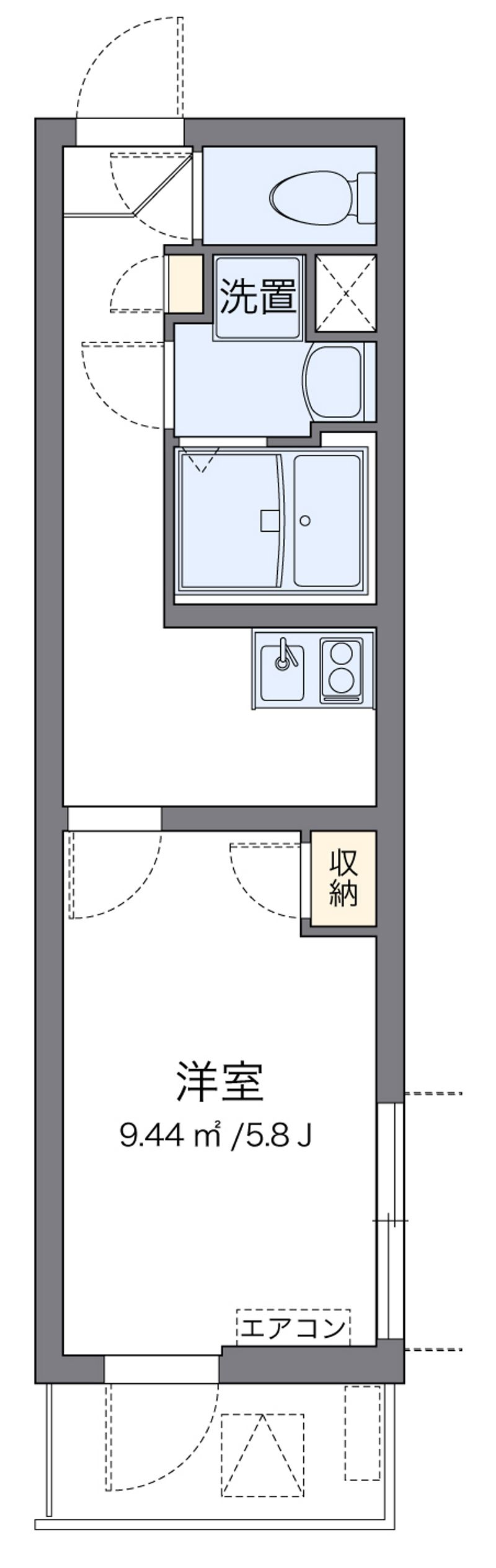 クレイノカルム　エス 間取り