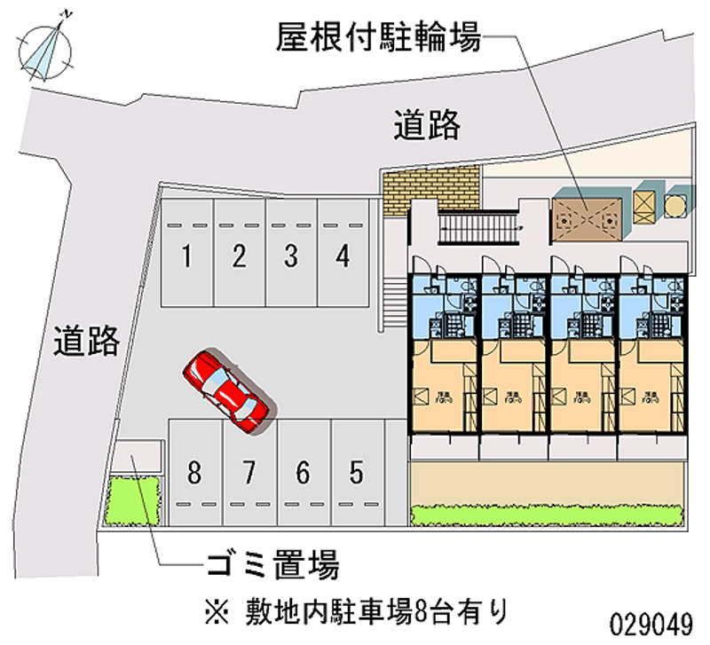 レオパレス高良 月極駐車場