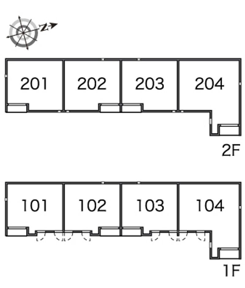 レオネクスト白菊Ⅱ 間取り配置図