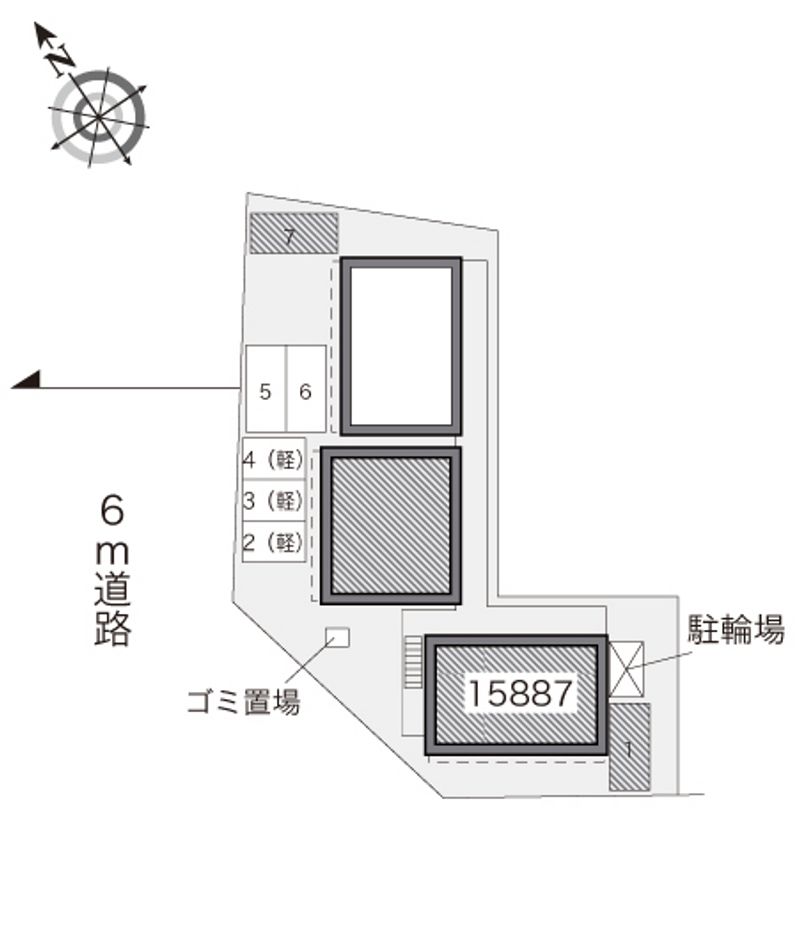 レオパレスサンライト 配置図