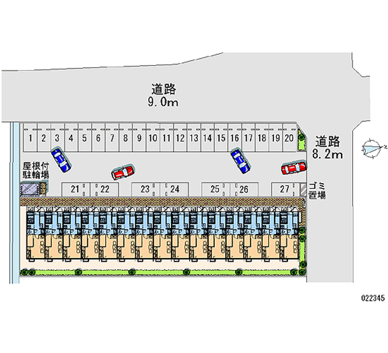 22345 Monthly parking lot