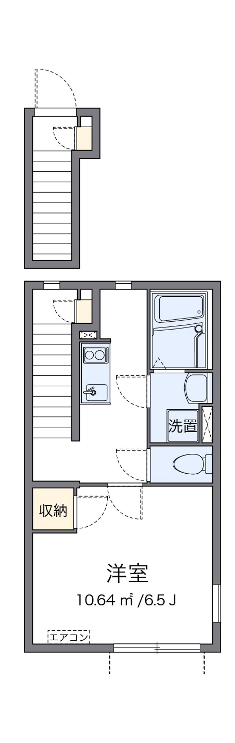クレイノ若葉 間取図