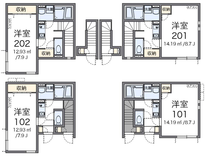 クレイノアルヴィータ 間取り