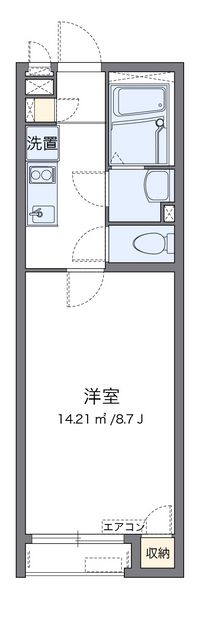 クレイノクレエ多の津 間取り図