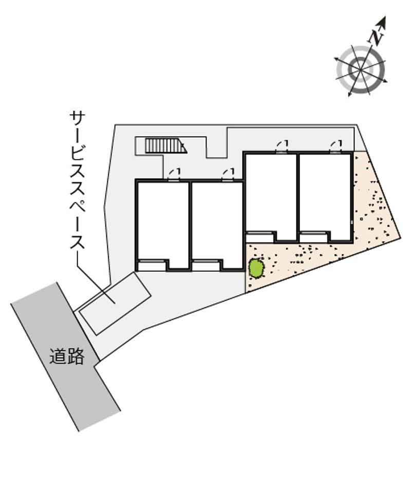 レオネクストメゾンドカレン 配置図