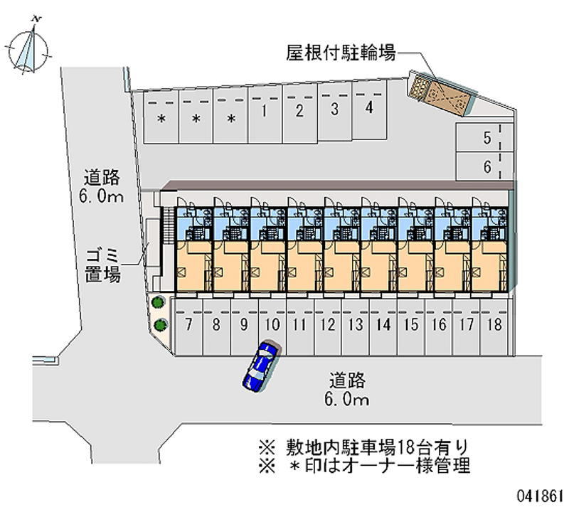 41861月租停车场